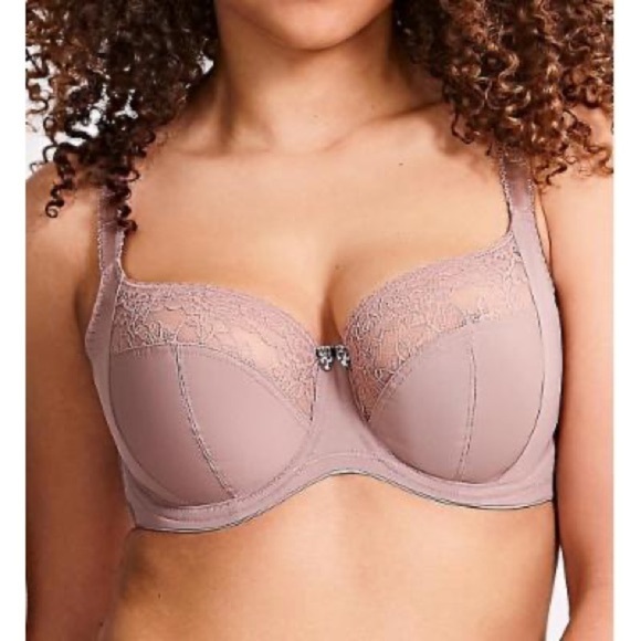 Sculptresse Elegant Lace Underwire Bra in Cappuccino 34 DDD - Picture 3 of 9